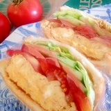 厚焼き玉子と野菜のサンドイッチ☆沼サン